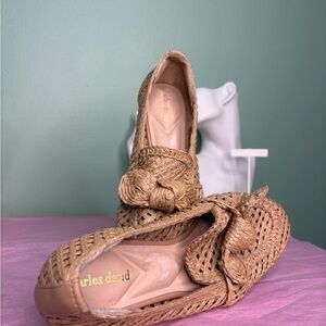 Charles David Women's Woven Espadrilles in Tan